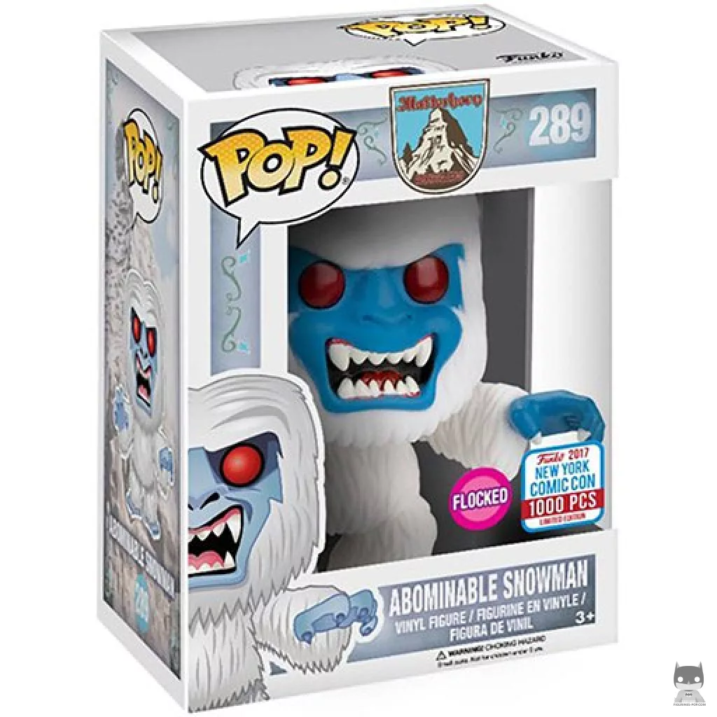 Figurine Funko POP L'Abominable Homme des Neiges (Flocked) avec boîte