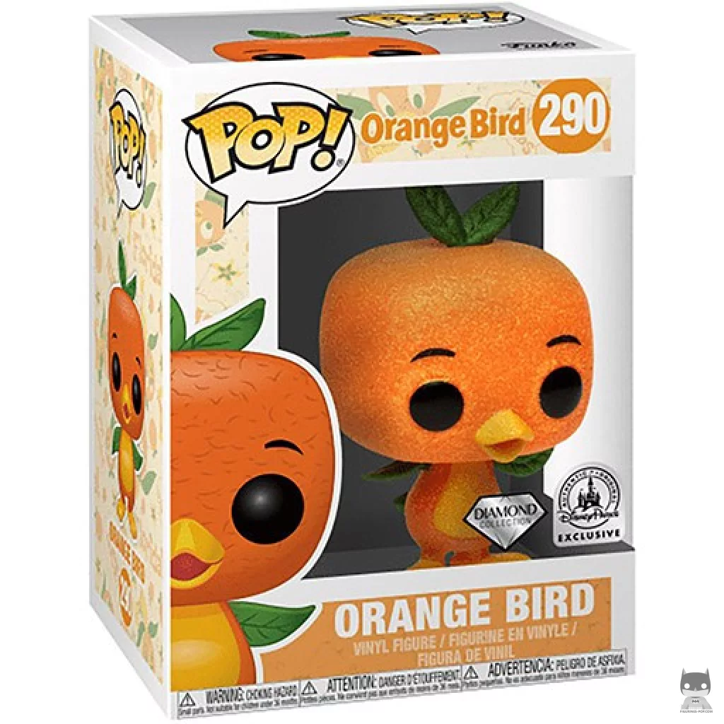 Figurine Funko POP Oiseau Orange (Diamond Glitter) avec boîte