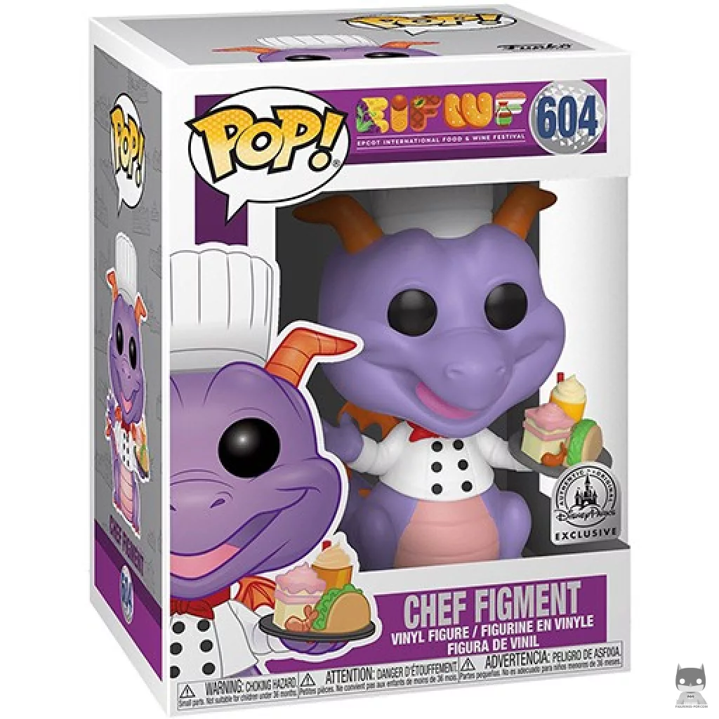 Figurine Funko POP Chef Figment avec boîte