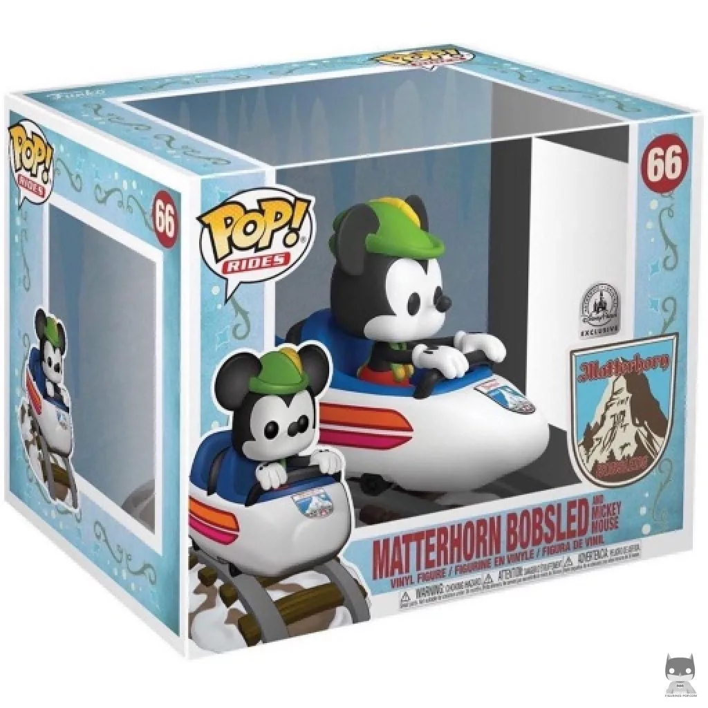 Figurine Funko POP Matterhorn Bobsled & Mickey Mouse avec boîte