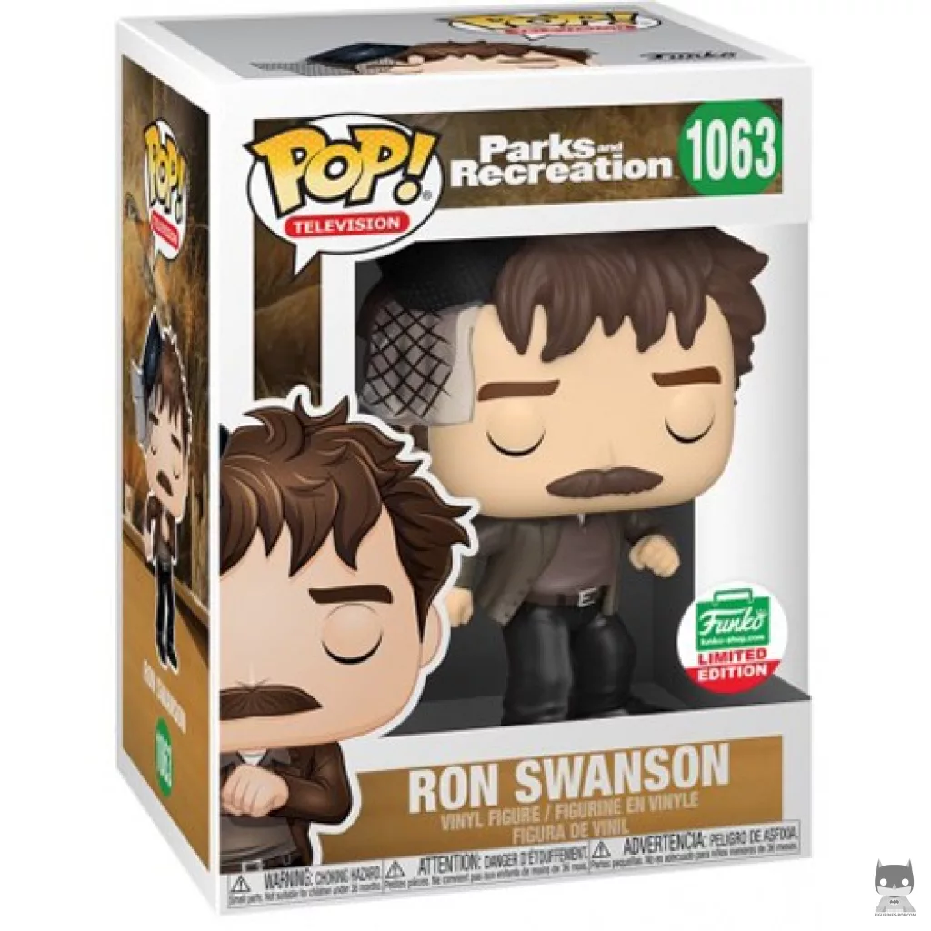Figurine Funko POP Ron Swanson avec boîte