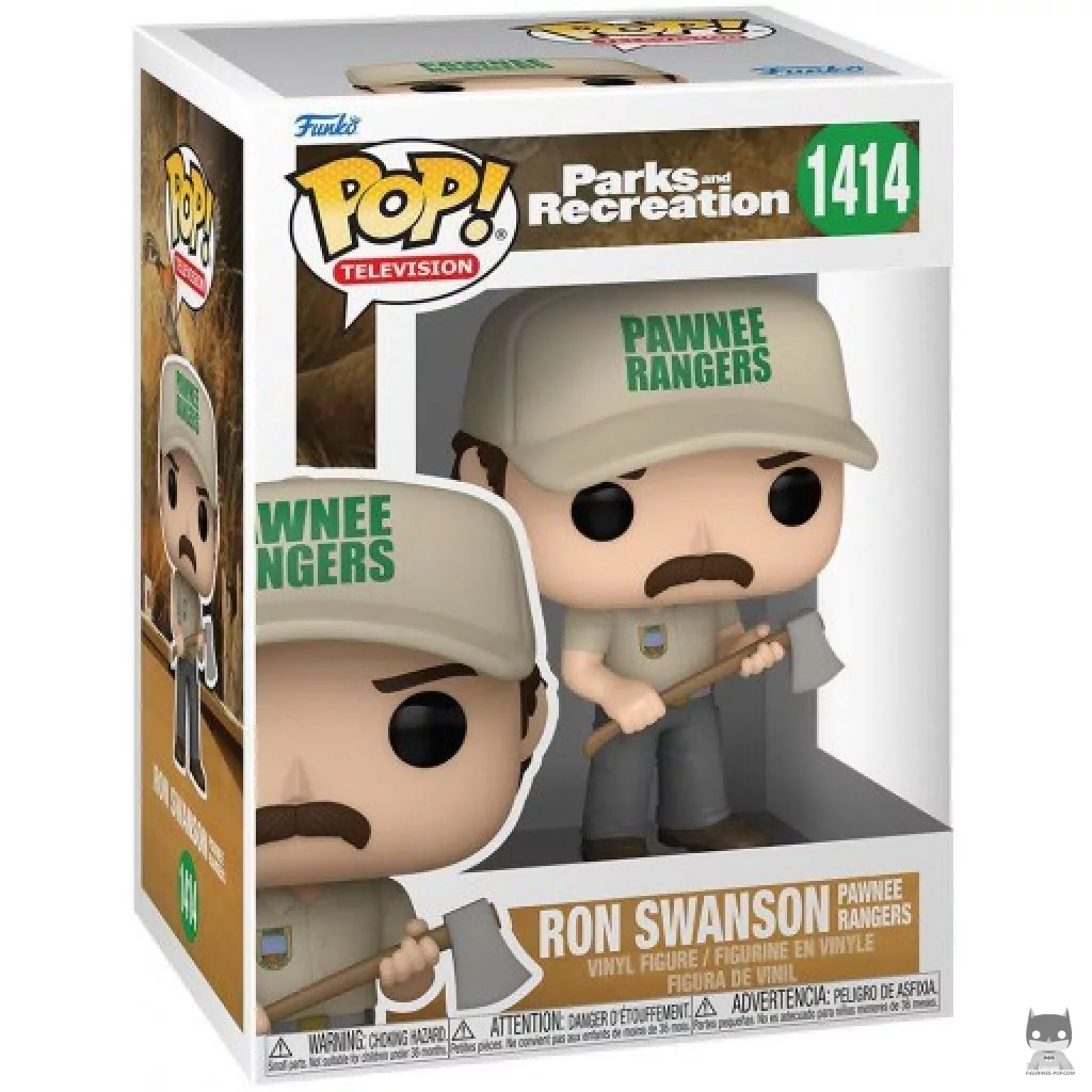 Figurine Funko POP Ron Swanson (Pawnee Goddesses) avec boîte