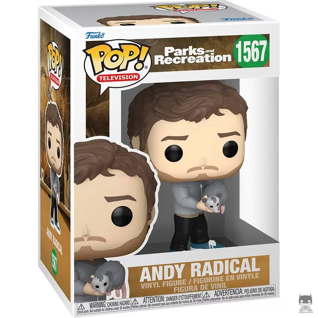 Figurine Funko POP Andy Radical avec boîte