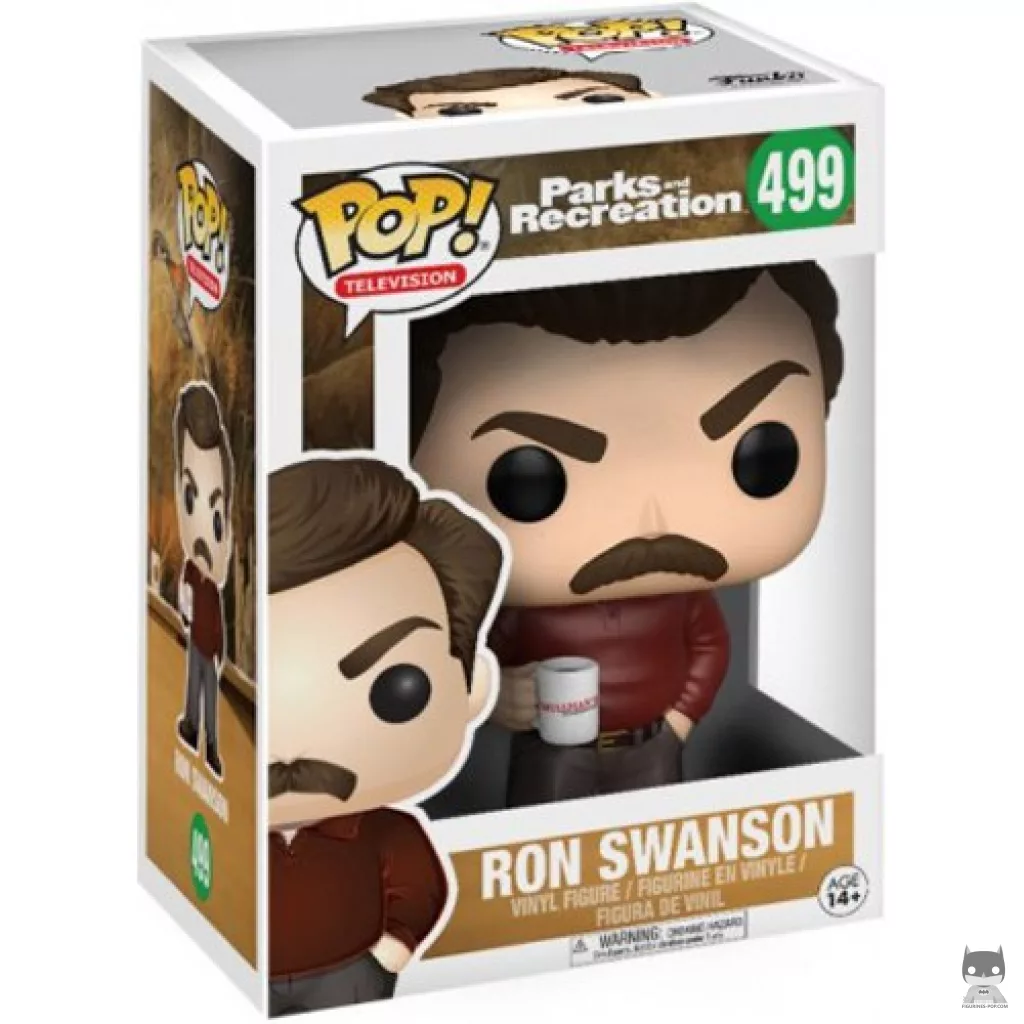 Figurine Funko POP Ron Swanson avec boîte