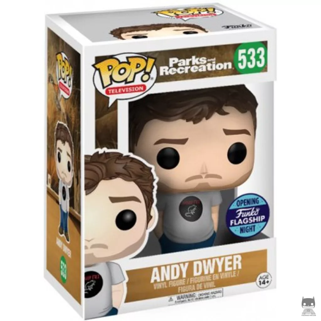 Figurine Funko POP Andy Dwyer avec boîte