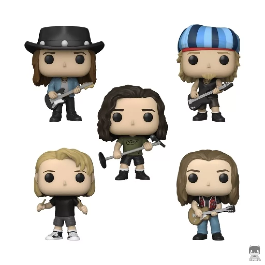 Figurine Funko POP Mike McCready, Jeff Ament, Eddie Vedder, Matt Cameron & Stone Gossard (Pearl Jam)