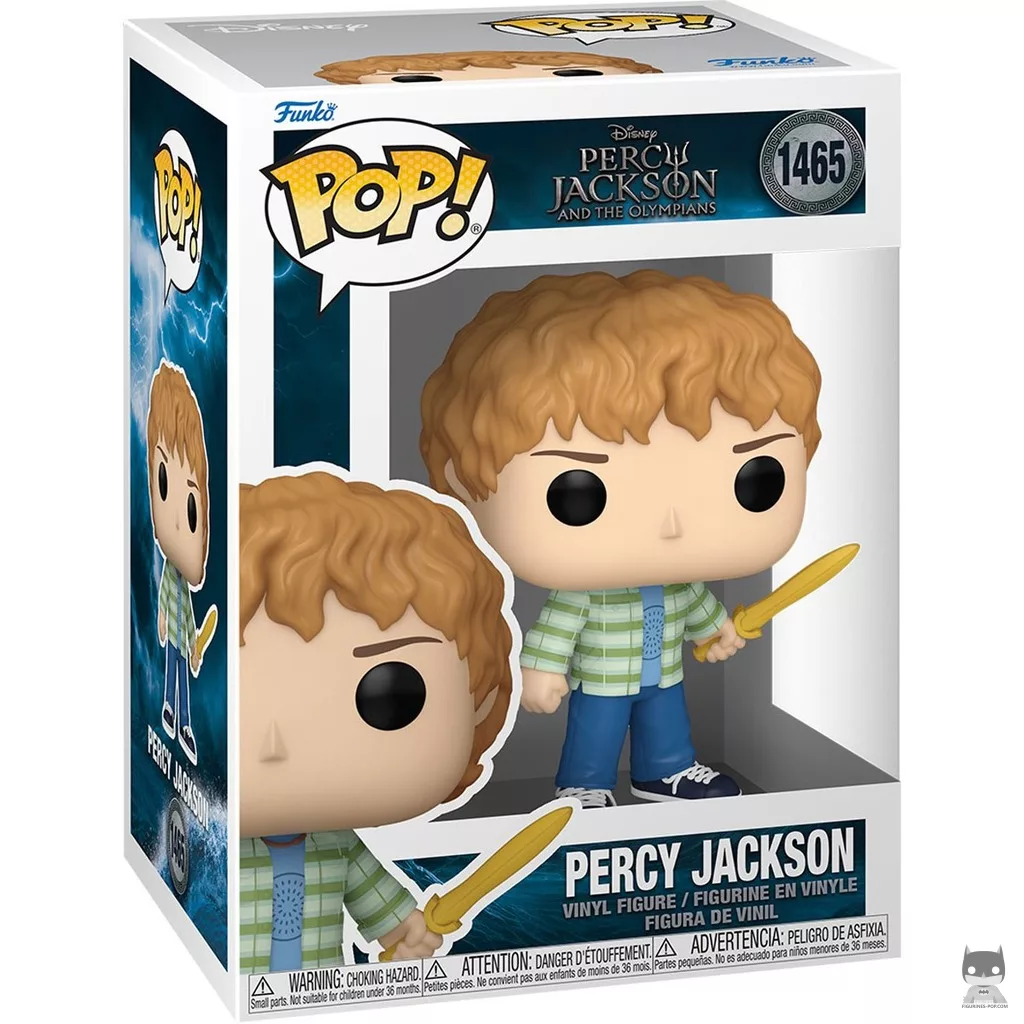Figurine Funko POP Percy Jackson avec Anaklusmos avec boîte
