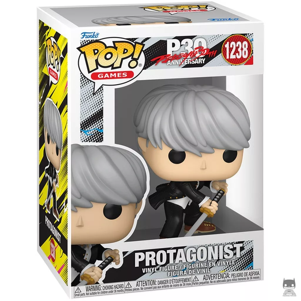 Figurine Funko POP Protagoniste (Persona 4) (30e anniversaire) avec boîte