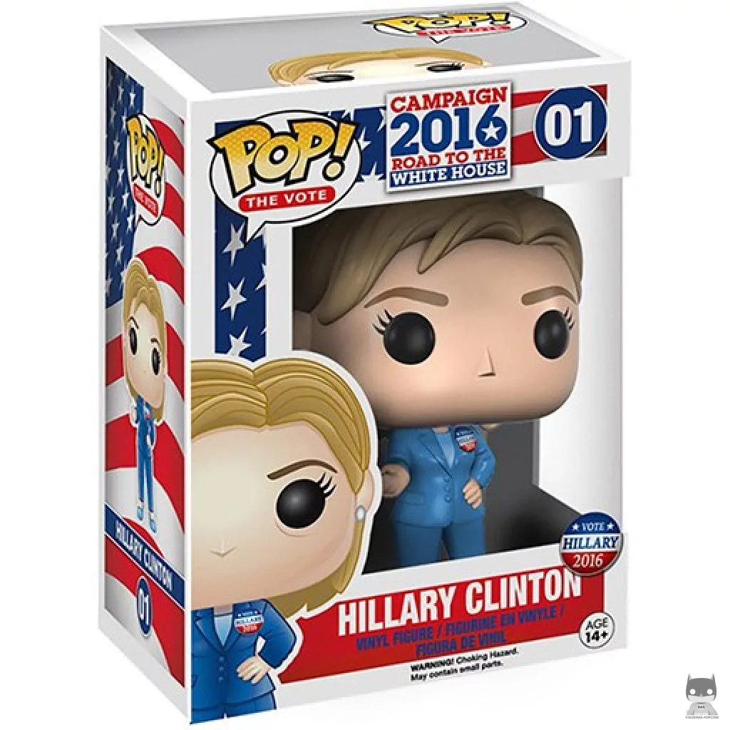 Figurine Funko POP Hillary Clinton avec boîte