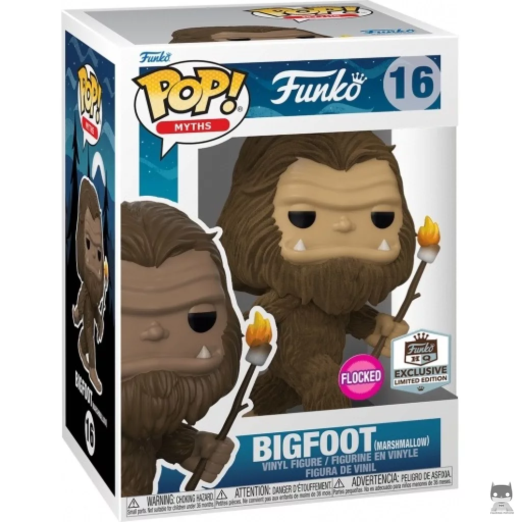 Figurine Funko POP Bigfoot avec Marshallow (Flocked) avec boîte