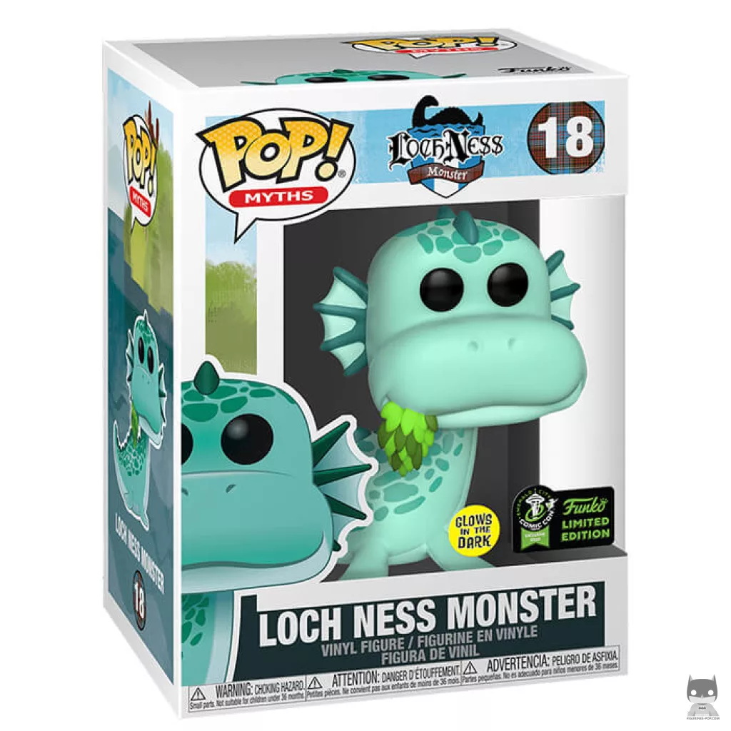 Figurine Funko POP Le monstre du Loch Ness (Glow in The Dark) avec boîte