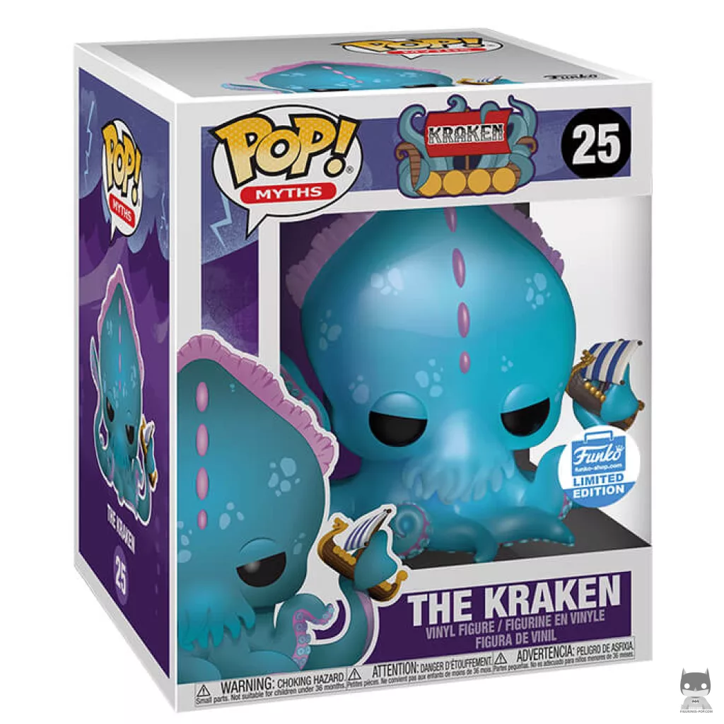 Figurine Funko POP Le Kraken (Supersized) avec boîte