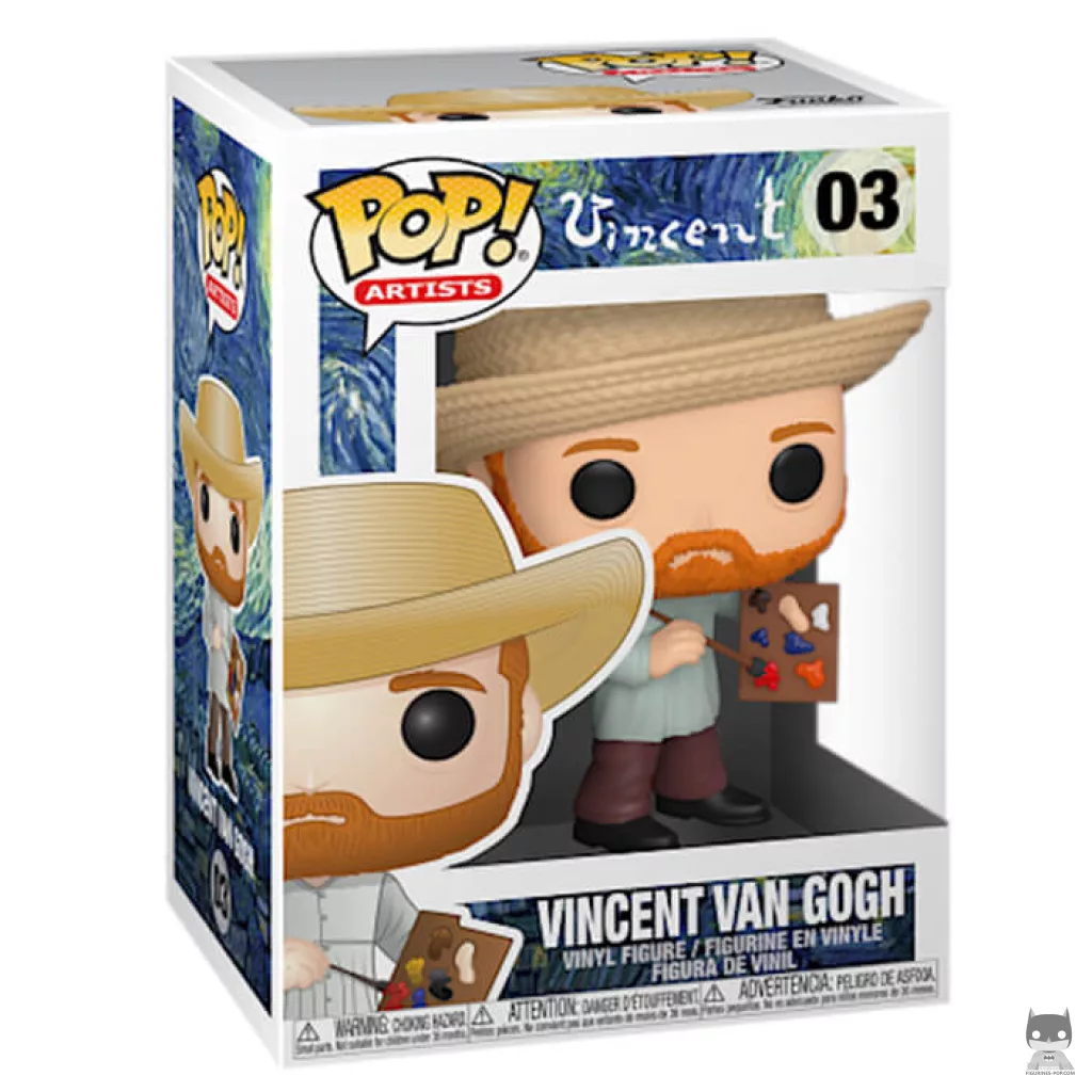 Figurine Funko POP Vincent van Gogh avec boîte