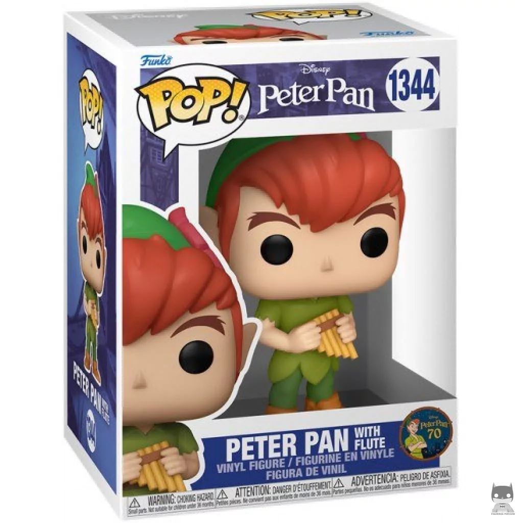 Figurine Funko POP Peter Pan avec flûte avec boîte