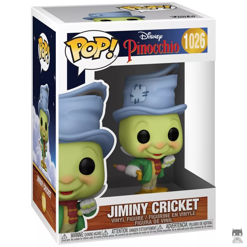 Figurine Funko POP Jiminy Cricket avec boîte