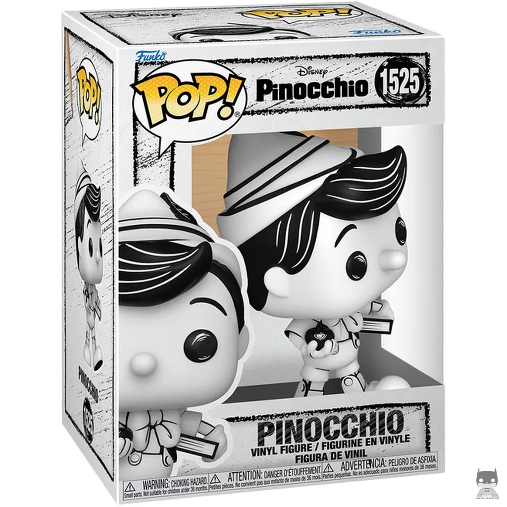 Figurine Funko POP Pinocchio (Esquisse) avec boîte