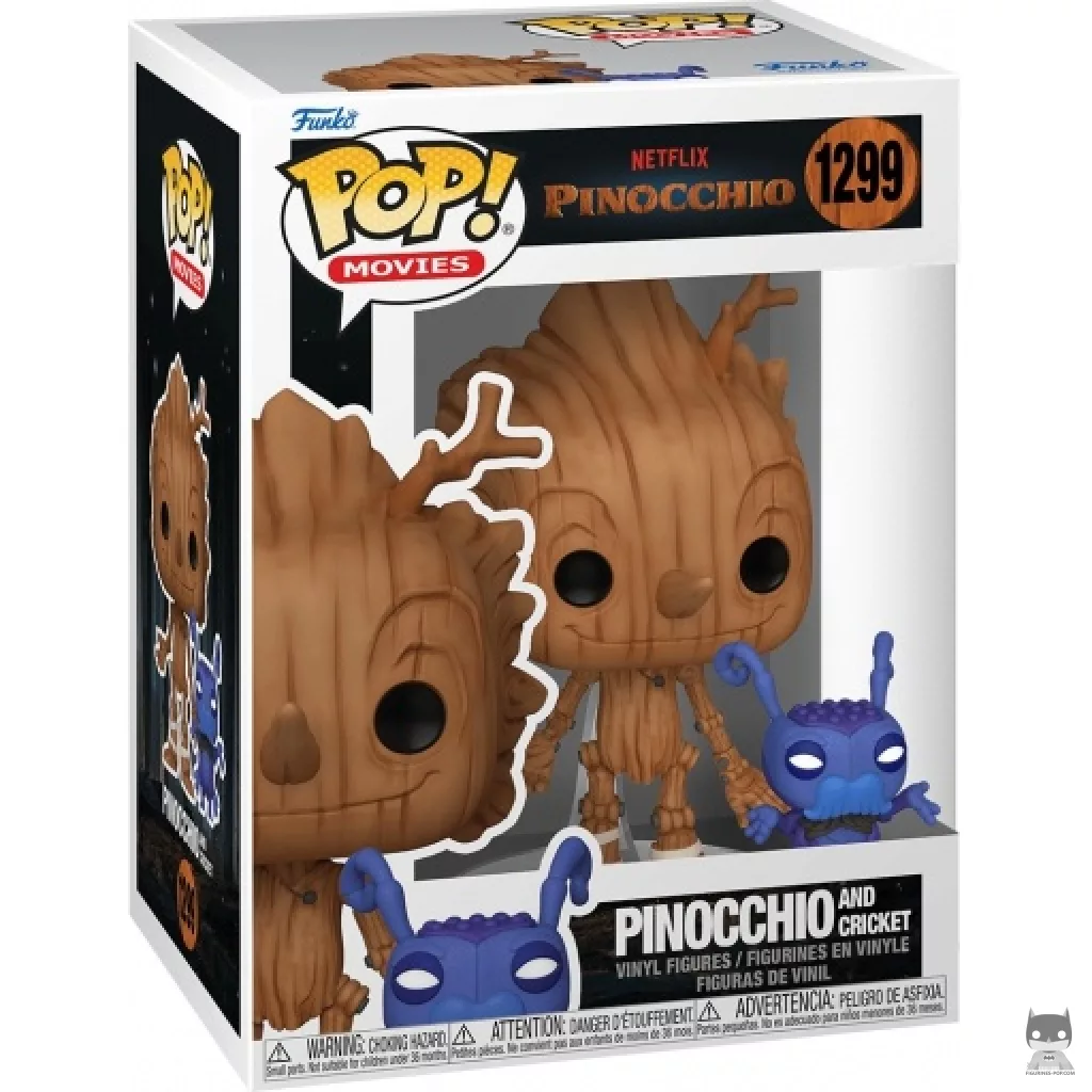 Figurine Funko POP Pinocchio & Cricket avec boîte