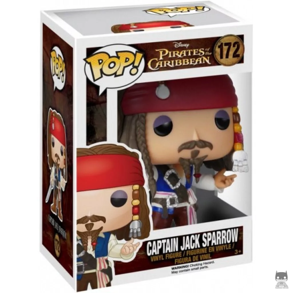 Figurine Funko POP Capitaine Jack Sparrow avec boîte
