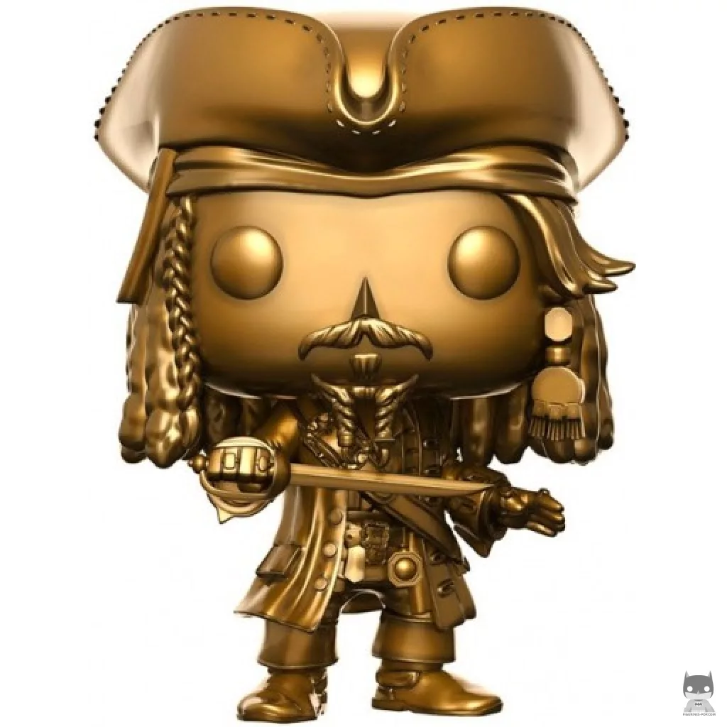 Figurine Funko POP Capitaine Jack Sparrow (Or) (Pirates des Caraïbes)