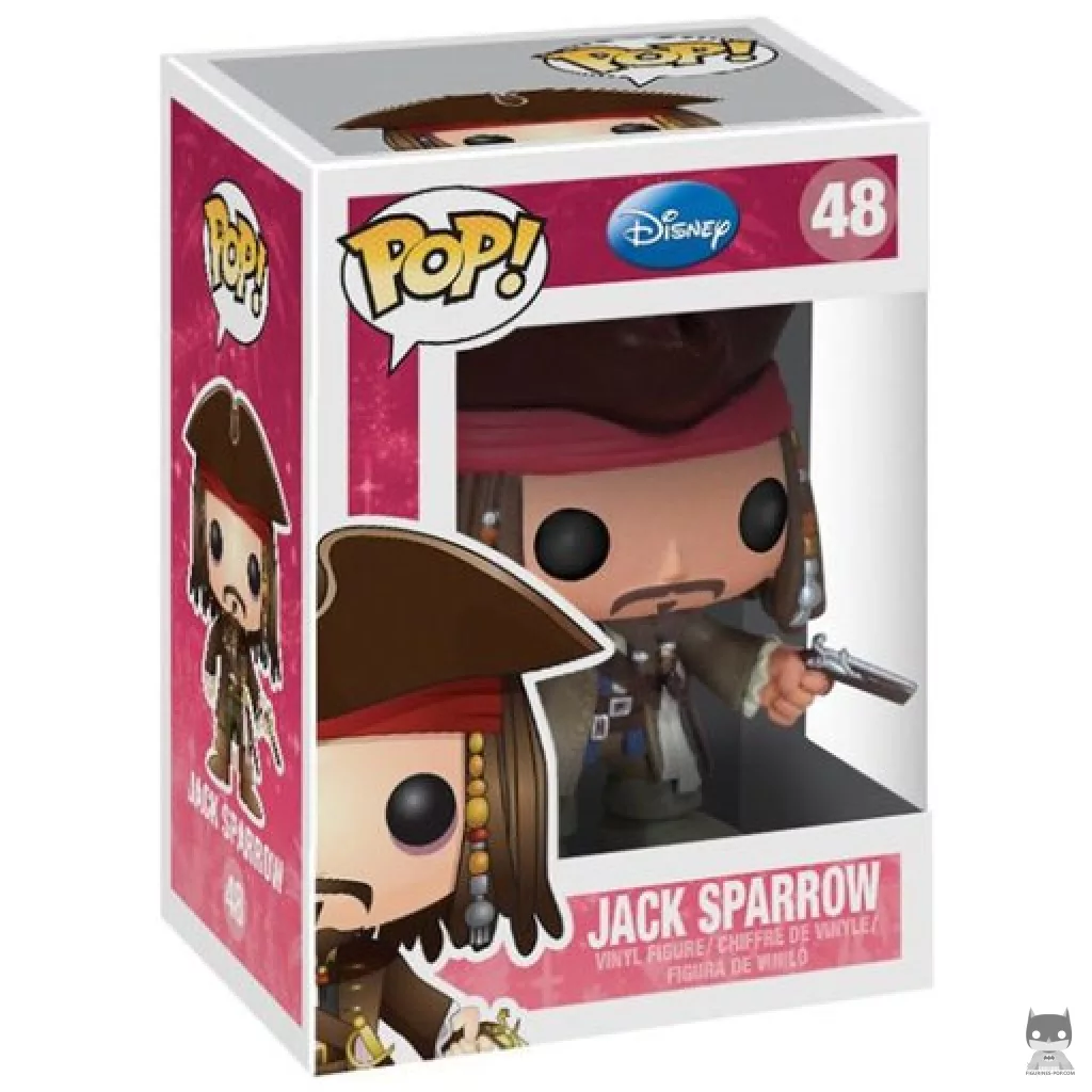 Figurine Funko POP Capitaine Jack Sparrow avec boîte