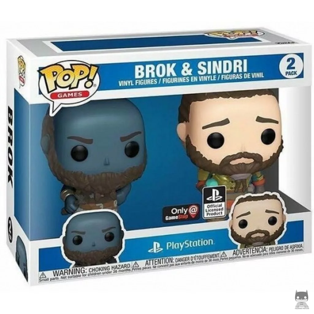 Figurine Funko POP Brok & Sindri avec boîte