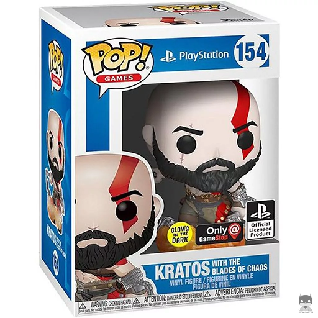 Figurine Funko POP Kratos avec les Lames du Chaos avec boîte