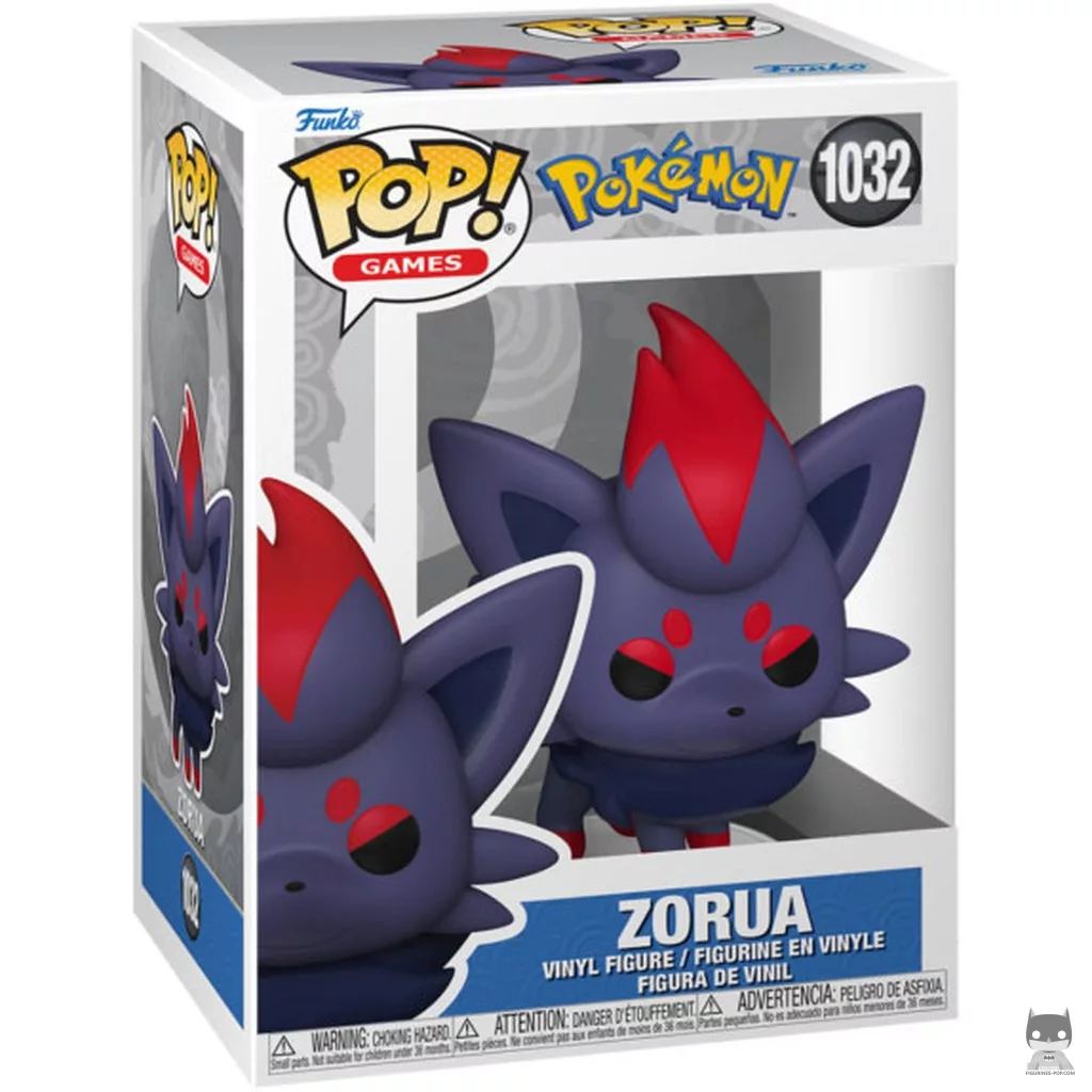 Figurine Funko POP Zorua avec boîte