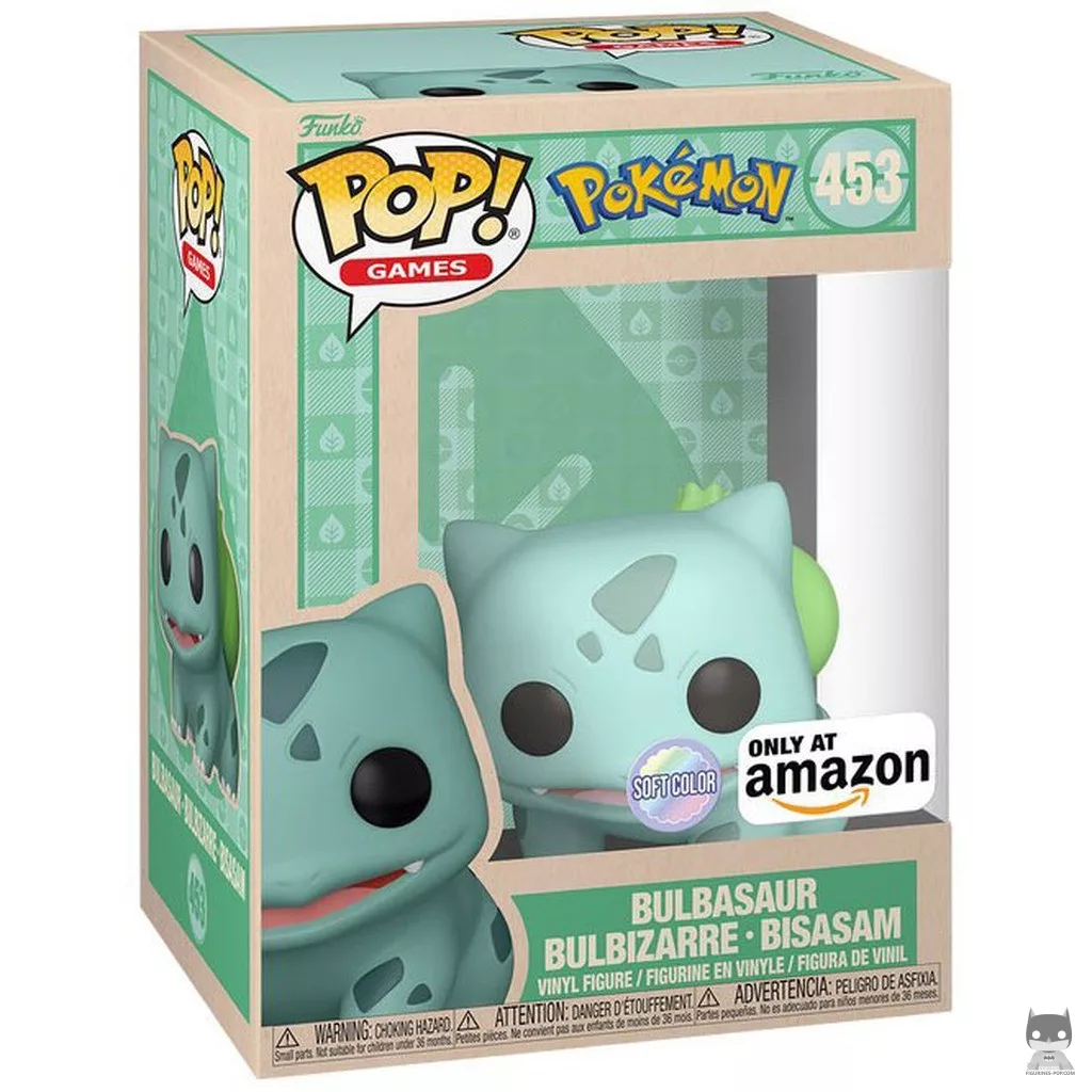 Figurine Funko POP Bulbizarre (Soft Color) avec boîte