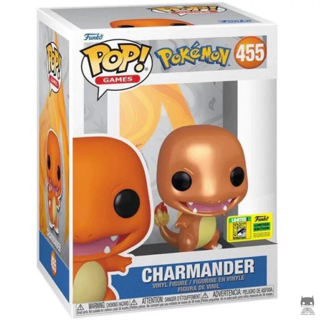 Figurine Funko POP Salamèche (Metallic) avec boîte