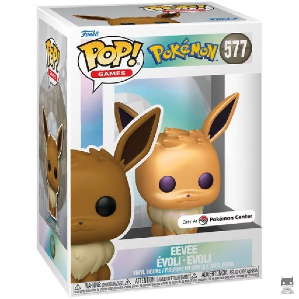 Figurine Funko POP Évoli (Pearlescent) avec boîte
