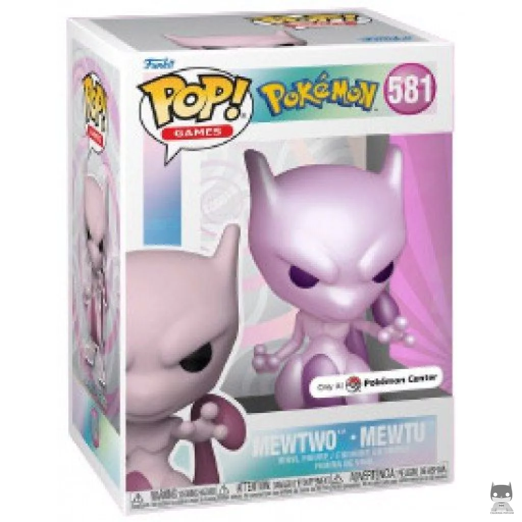 Figurine Funko POP Mewtwo (Pearlescent) avec boîte