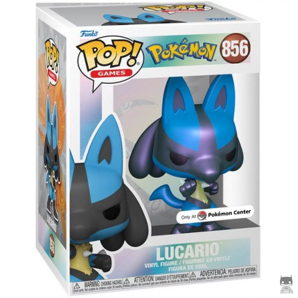 Figurine Funko POP Lucario (Pearlescent) avec boîte