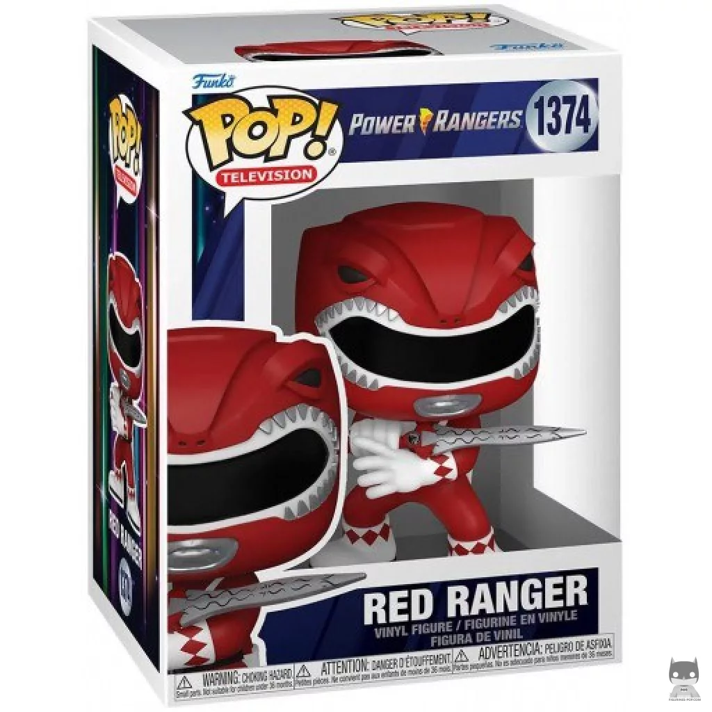 Figurine Funko POP Ranger Rouge avec boîte