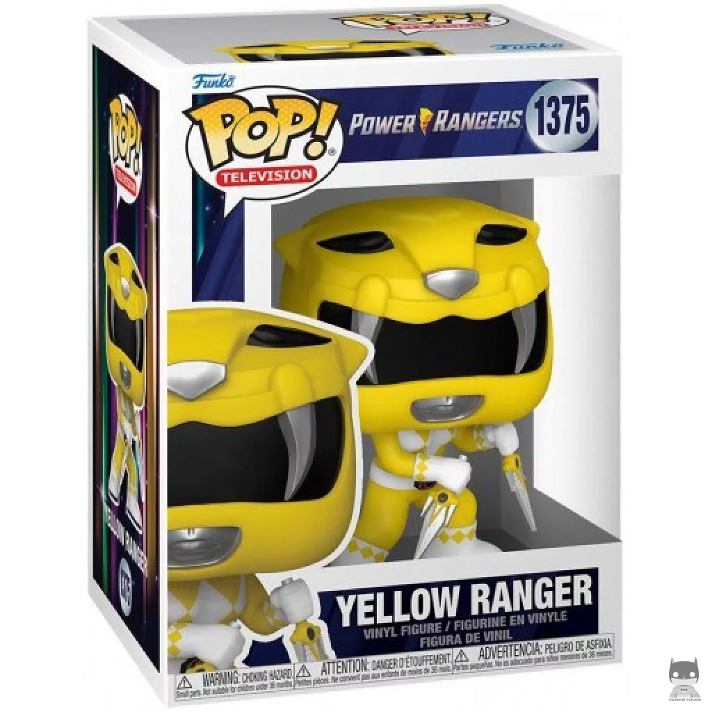 Figurine Funko POP Ranger Jaune avec boîte