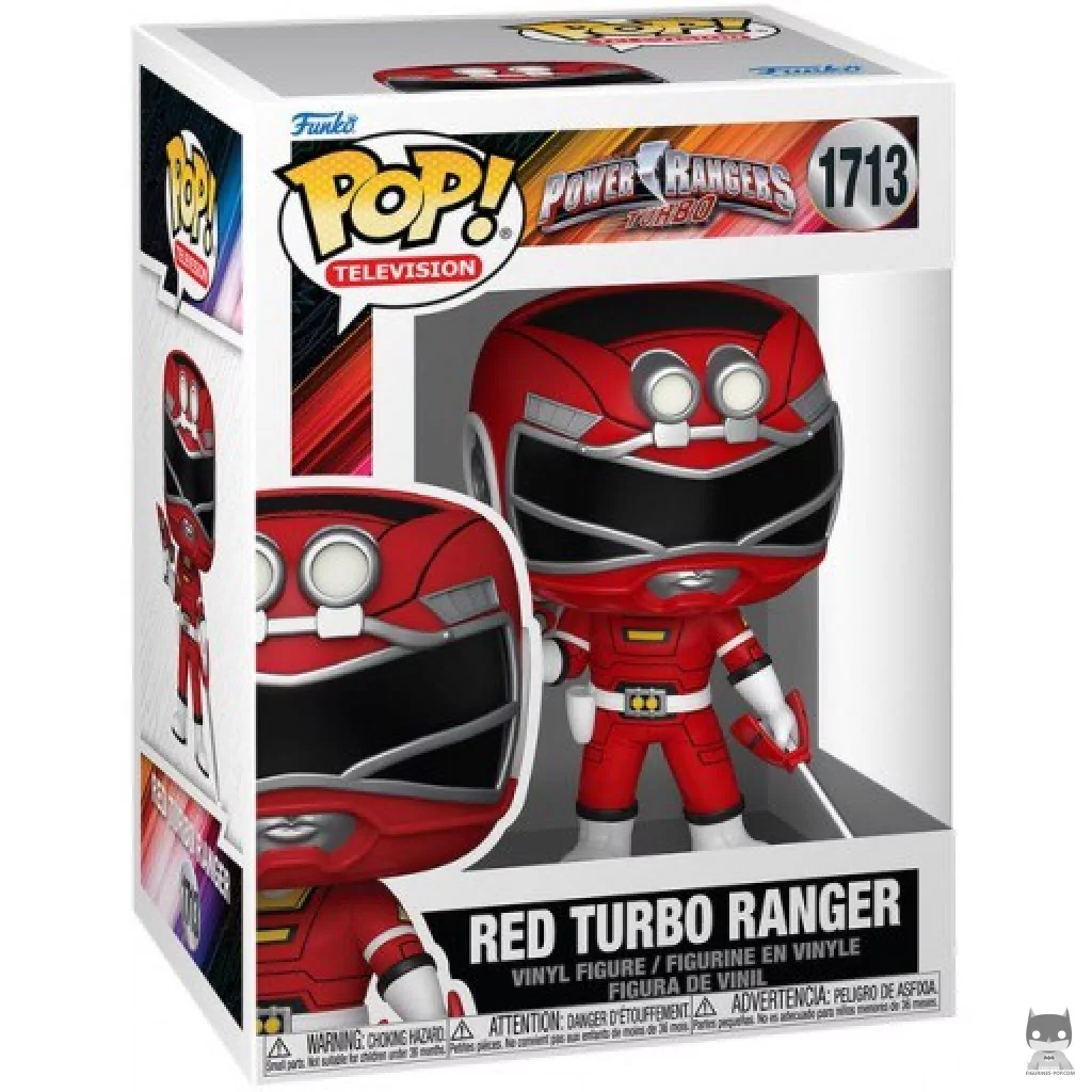 Figurine Funko POP Turbo Ranger Rouge avec boîte