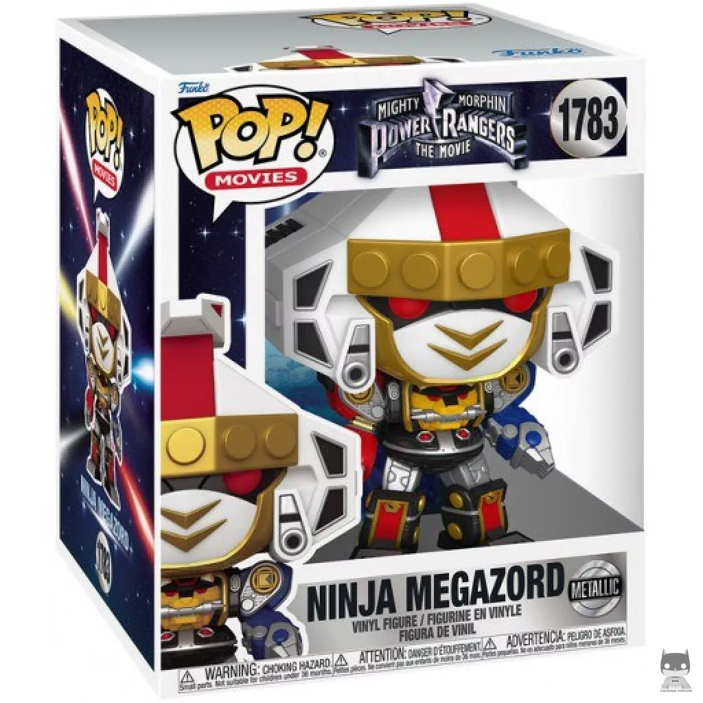 Figurine Funko POP Ninja Megazord (SuperSized & Metallic) avec boîte