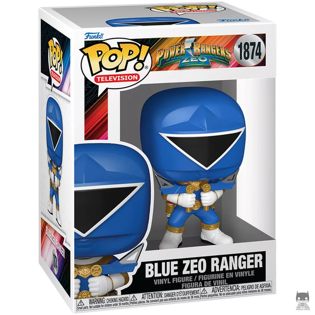 Figurine Funko POP Ranger Zeo Bleu avec boîte