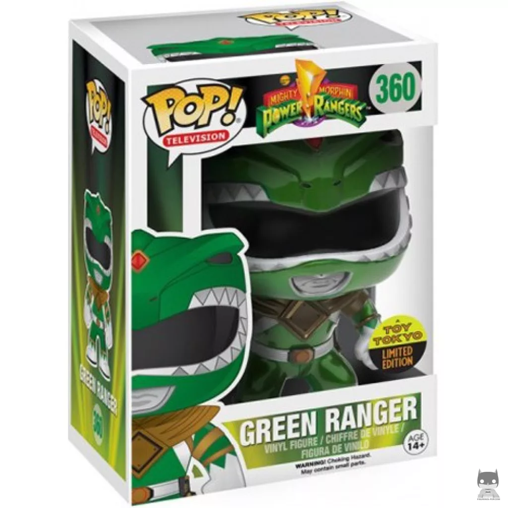 Figurine Funko POP Ranger Vert (Metallic) avec boîte