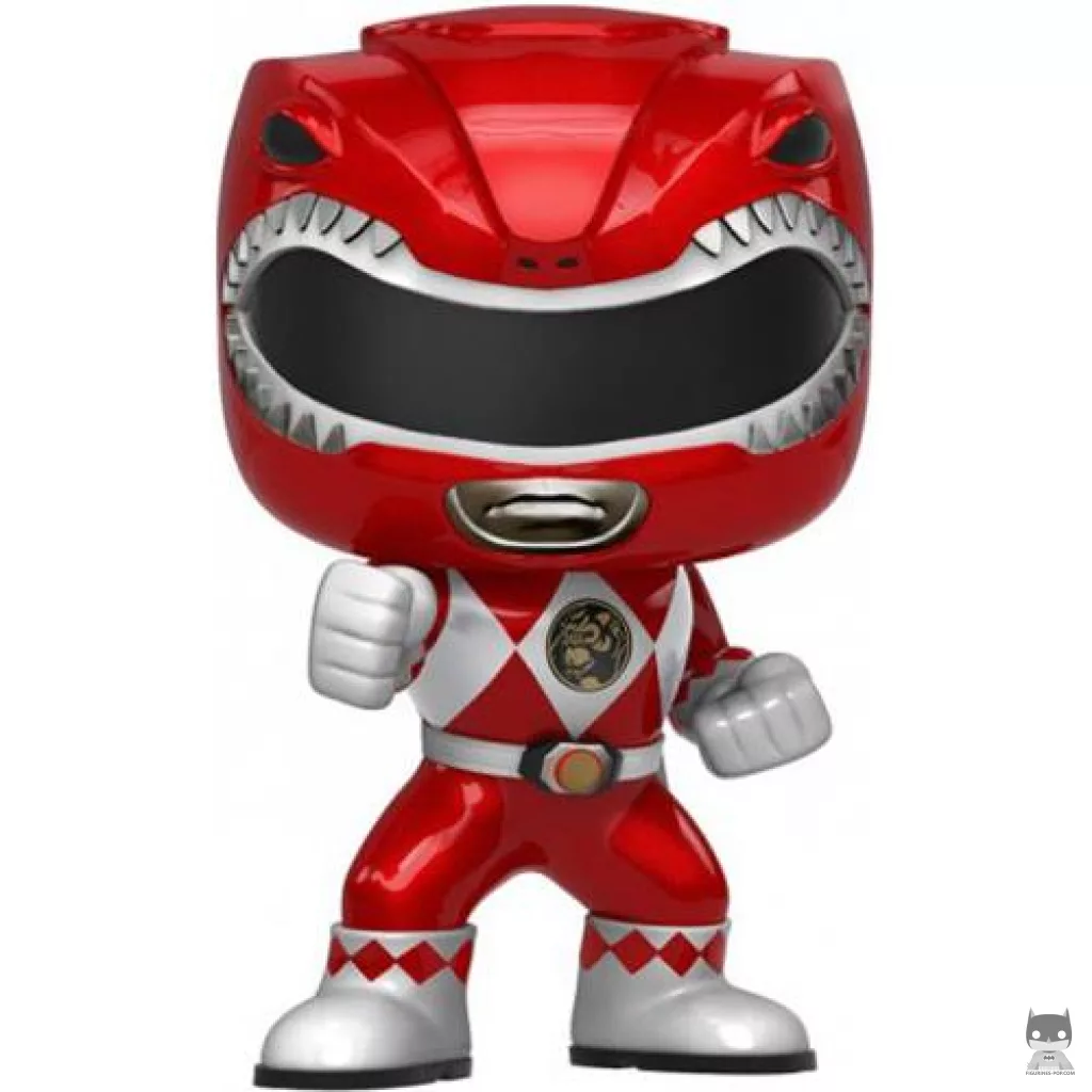 Figurine Funko POP Ranger Rouge (Metallic) (Power Rangers)