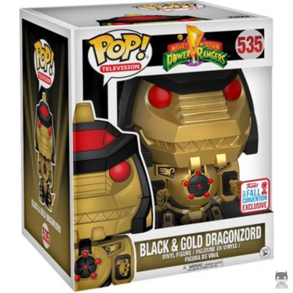 Figurine Funko POP Dragonzord (Black) (Supersized) avec boîte
