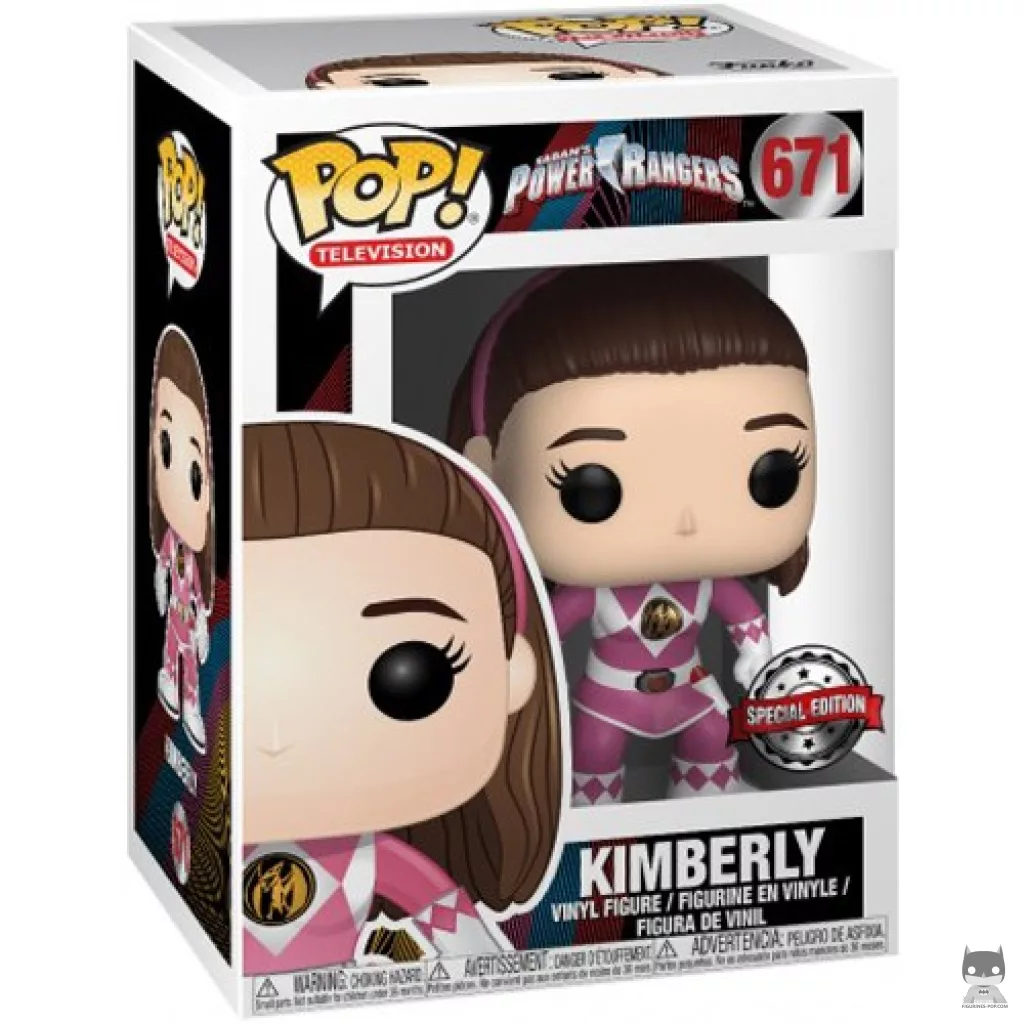 Figurine Funko POP Kimberly Ranger Rose (sans casque) avec boîte