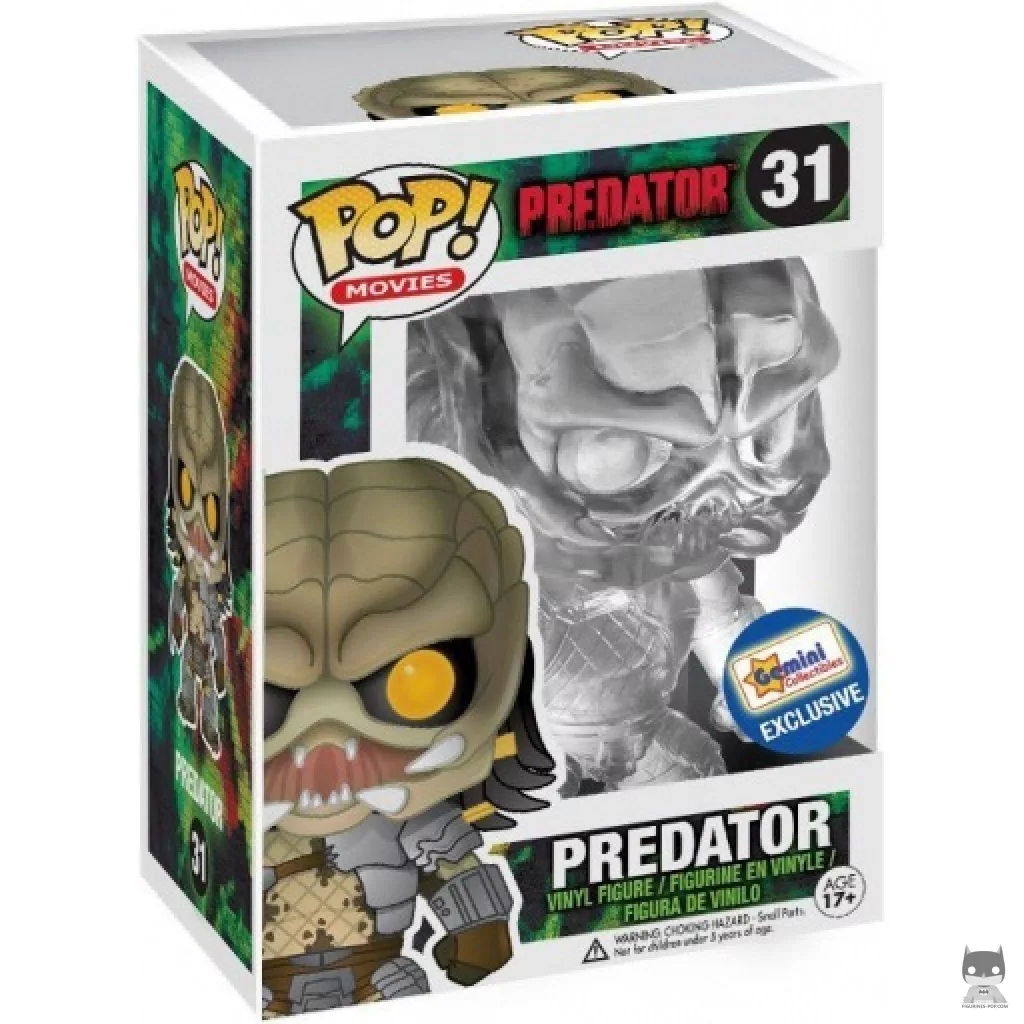 Figurine Funko POP Predator (Translucent) avec boîte