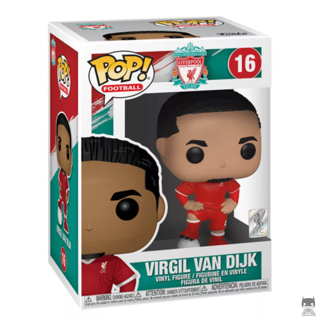 Figurine Funko POP Virgil Van Dijk (Liverpool) avec boîte