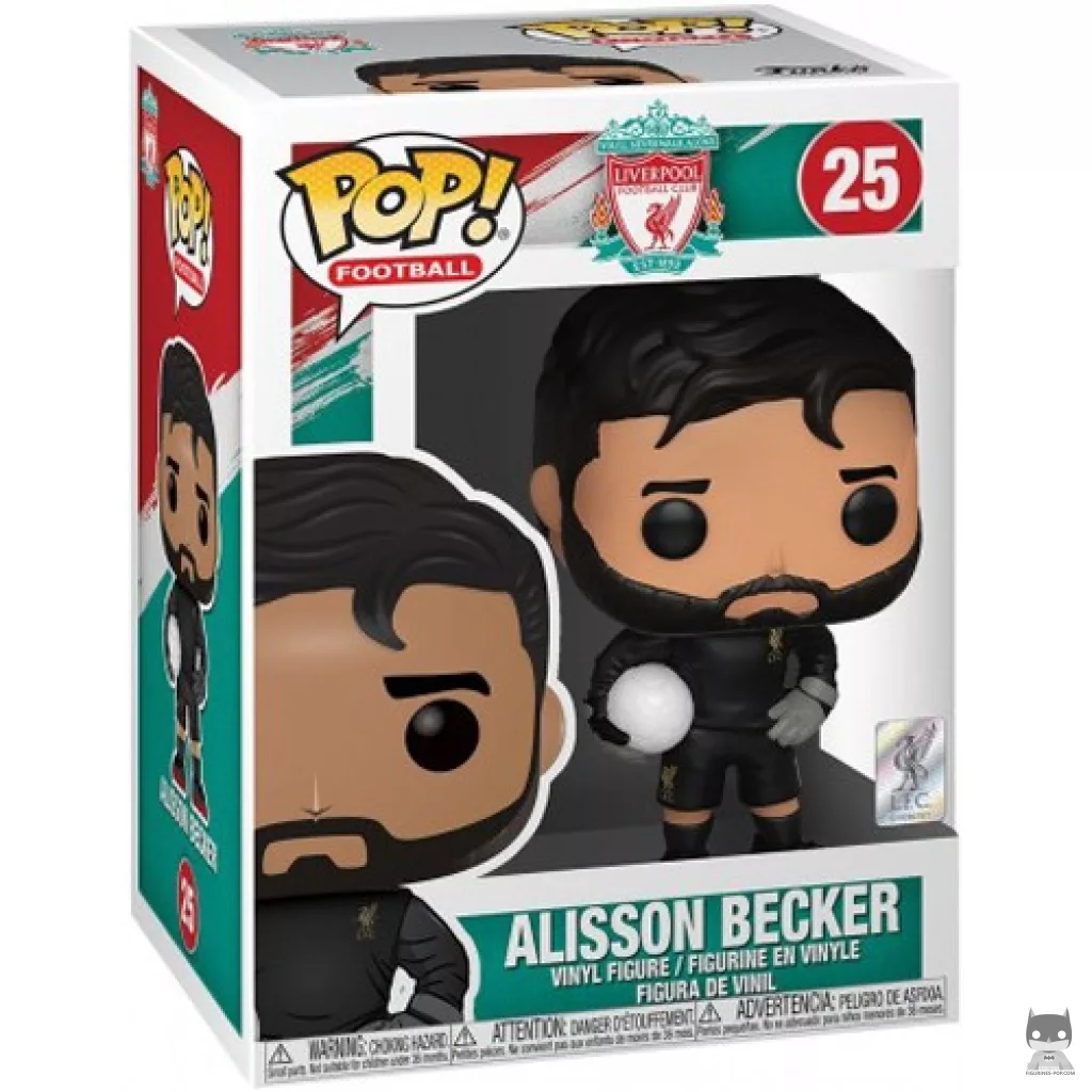 Figurine Funko POP Alisson Becker (Liverpool) avec boîte