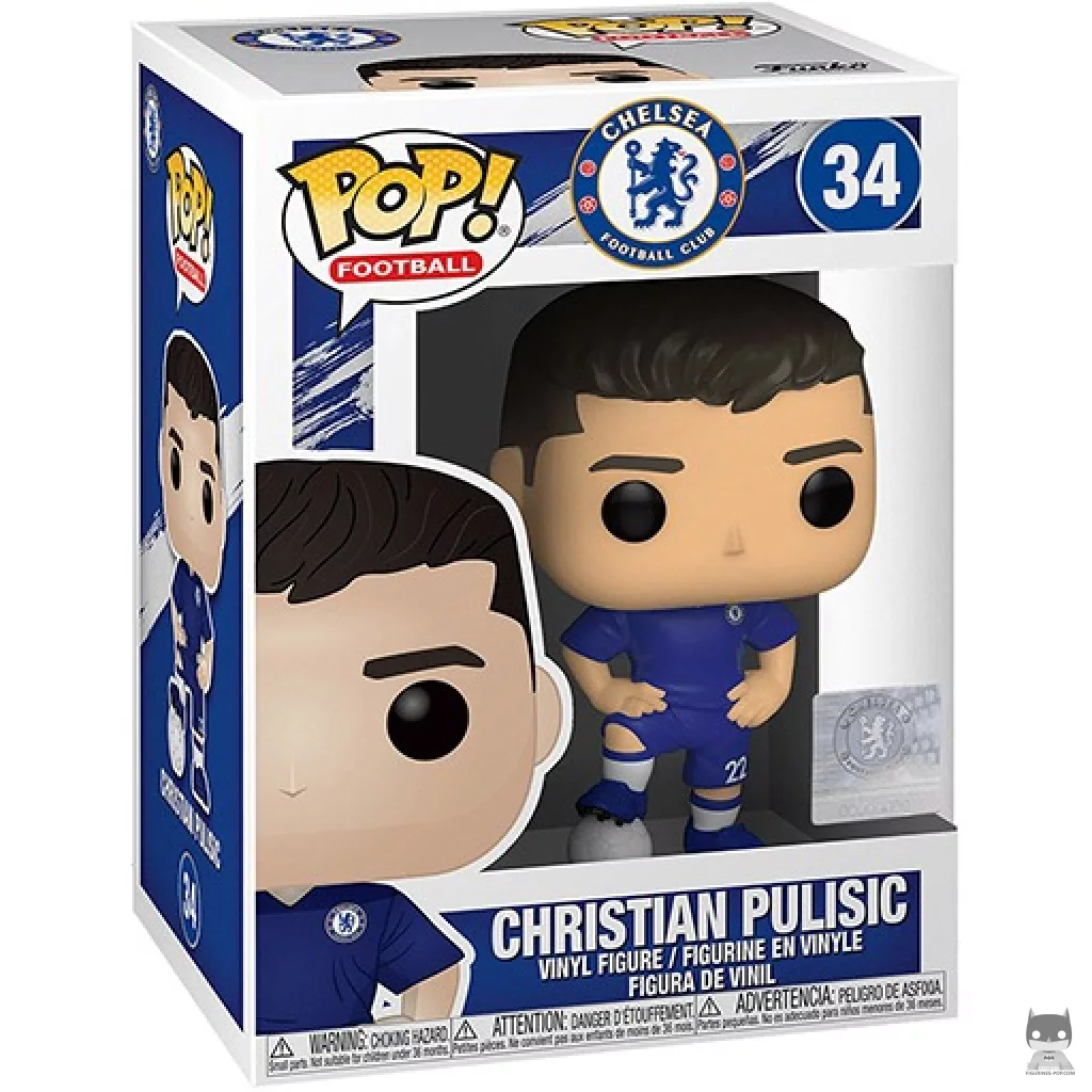 Figurine Funko POP Christian Pulisic (Chelsea) avec boîte