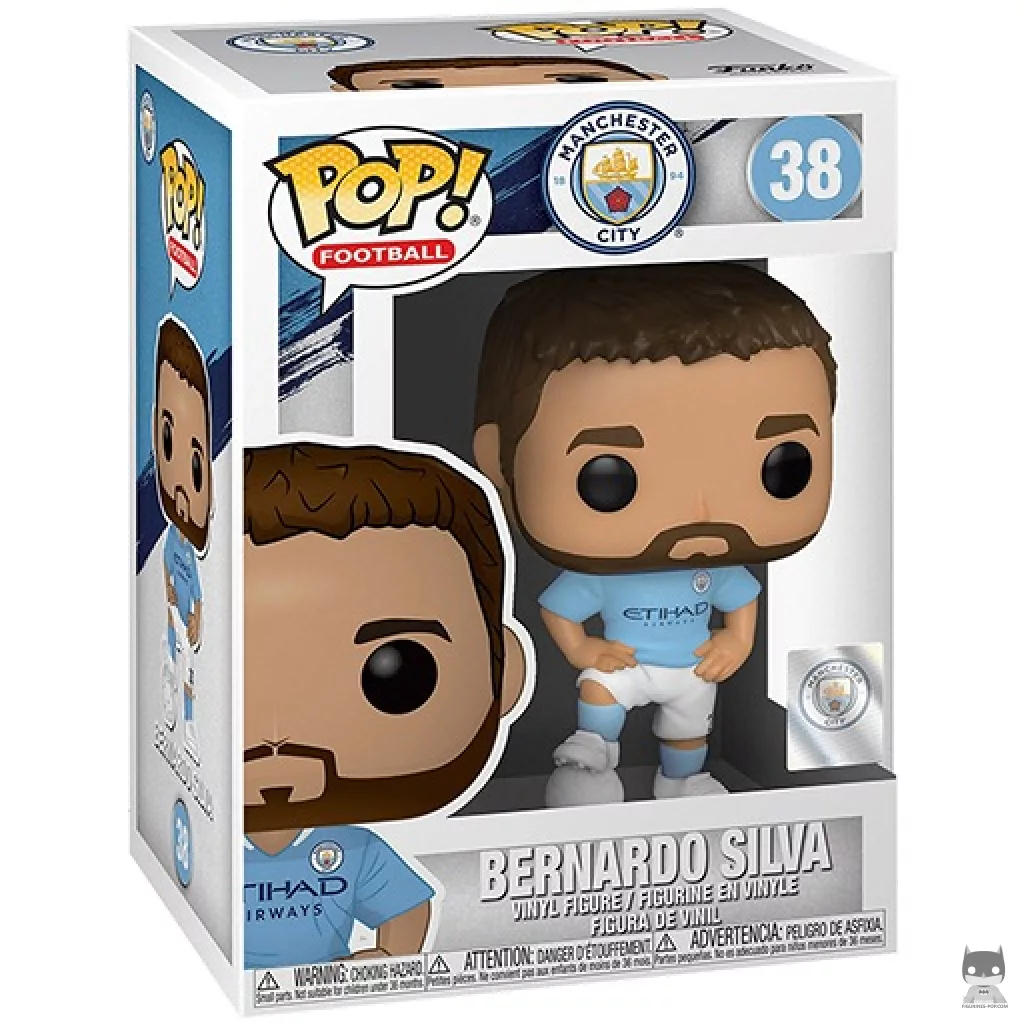 Figurine Funko POP Bernardo Silva (Manchester City) avec boîte