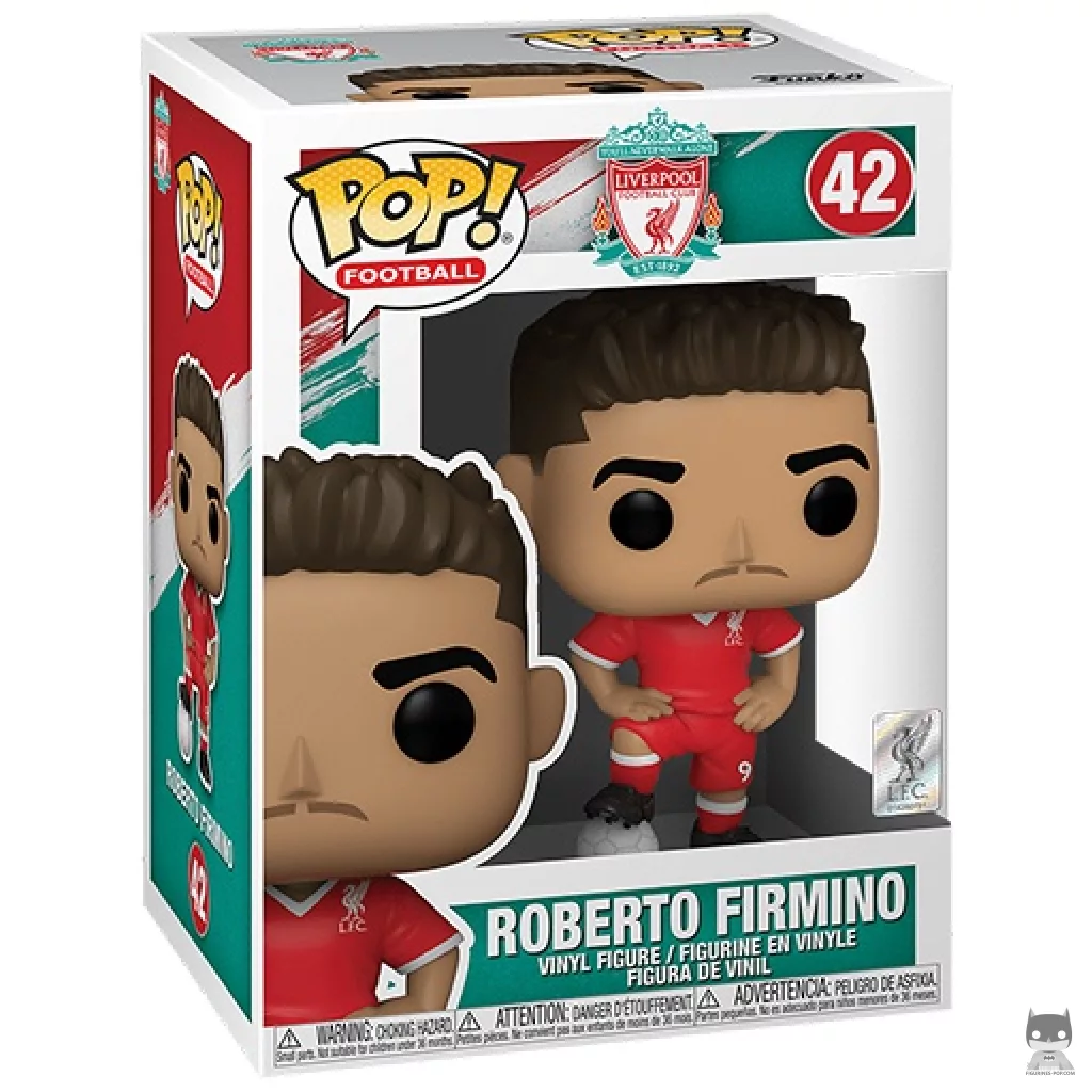 Figurine Funko POP Roberto Firmino (Liverpool) avec boîte