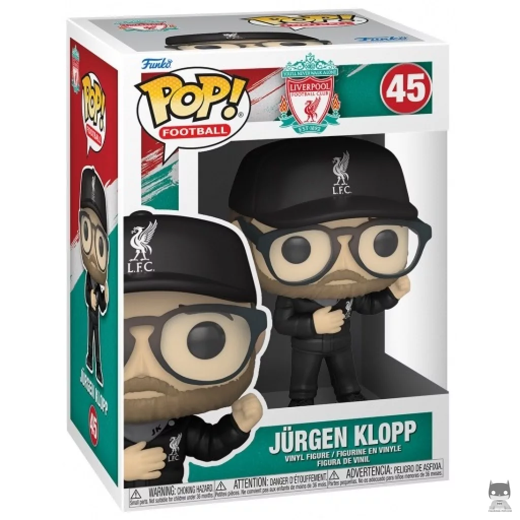 Figurine Funko POP Coach Jurgen Klopp (Liverpool) avec boîte