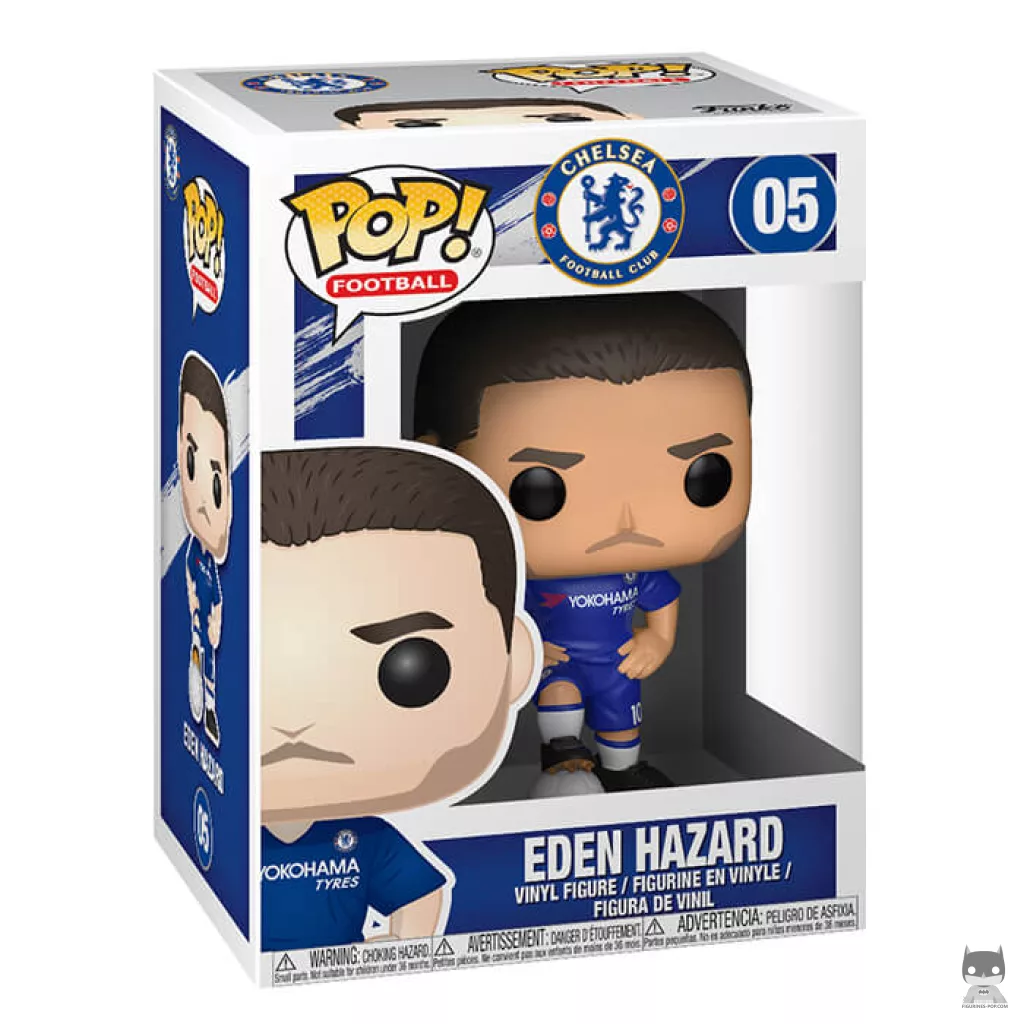 Figurine Funko POP Eden Hazard (Chelsea) avec boîte