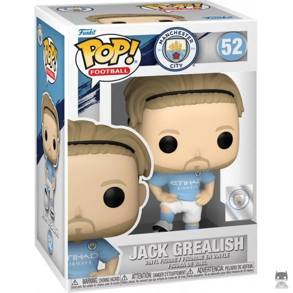 Figurine Funko POP Jack Grealish (Manchester City) avec boîte